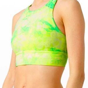 Lululemon Energy Bra High Neck Longline *Shibori